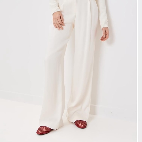 Proenza Schouler Red Tee Perforated Ballet Flats - Picture 6 of 8